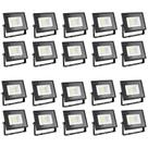 Kit 20 Refletores LED retangular IP65 30W 5500k LUMANTI