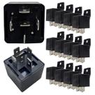 Kit 20 Relé 5 Termináis Automotivo Universal Reversor 12V Kit 20 Relé 5 Termináis Automotivo Universal Reversor 12V