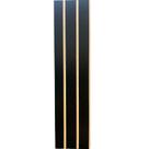 Kit 20 Ripas Autocolante MDF Revestimento Ripado para Paredes Placas 45x11 Kit 20 Ripas Autocolante MDF Revestimento Ripado para Paredes Placas 45x11
