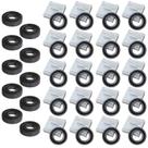 Kit 20 Rolamento 10 Retentor Lavadora Brastemp Bwx09 Bwf09