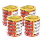 Kit 20 Rolos De Fita Crepe 24mm x 50m Adelbras Mask 710 Pintura Mascaramento Lojista Revenda