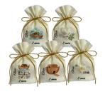 Kit 20 Saquinhos Festas Surpresa Lembrancinhas Arca de Noé Animais Igreja
