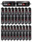 Kit 20 Selante Flexível Sache PU 40 Selante de Poliuretano Cola Adesivo Vedante Cinza 800g Cibra Flex