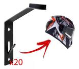 Kit 20 Suporte De Parede Para Pendurar Capacete E Acessórios