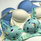 Kit 20 Sutiã Sem Aro Menina Moça De Bojo Infanto Juvenil Simples Estampado