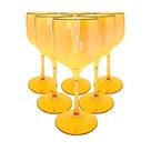 Kit 20 Taças de Vinho Acrílico Cristal 260ml Leve e Sofisticada