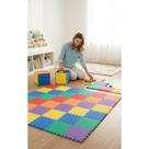 Kit 20 Tapetes Tatame Infantil 50x50cm - Colorido, Macio e S
