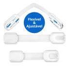 Kit 20 Trava Protetor De Segurança Gaveta Armário Bebe Crianças