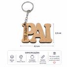 KIT 20 UN. Chaveiro Lembrança Criativa Pai Te Amo MDF Brinde Especial Dia dos Pais KIT 20 UN. Chaveiro Lembrança Criativa Pai Te Amo MDF Brinde Especial Dia dos Pais