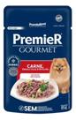 Kit 20 und Sache Premier Gourmet Cão Ad Peq Porte Carne 85g