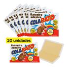 Kit 20 Unidades Adesivo Pega Ratos Kit 20 Unidades Adesivo Pega Ratos