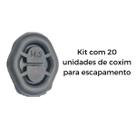 Kit 20 Unidades Borracha Coxim Carro Gol/Passati/Saveiro