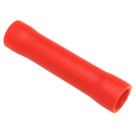 Kit 20 Unidades Terminais Conector Elétrico Luva Emenda Isolado Vermelho 0,5mm a 1,5mm