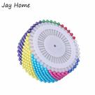 Kit 200 Alfinetes Pinos Coloridos Costura Bordados Mapas