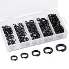 Kit 200 Argola Anel Split Ring Inox Para Iscas + Estojo Caixa Para Pesca Com 5 Tamanhos Manutenção de Garatéias Kit 200 Argola Anel Split Ring Inox Para Iscas + Estojo Caixa Para Pesca Com 5 Tamanhos Manutenção de Garatéias
