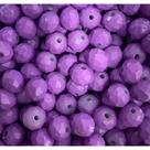 Kit 200 Cristais Miçangas Lilás 8 mm Umbanda Guia