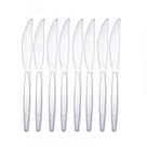 Kit 200 Faca Refeição Leve Cristal 15,7cm