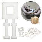 Kit 200 Fivela Plástica para Fita de Arquear 10mm Fecho