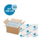 Kit 200 Gelo Gel Bolsa Artificial Reutilizável Flexível Compressa 120g