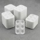 Kit 200 Godê Plástico Retangular 6 Compartimentos Branco Yin's Material De Apoio Clínicas Terapia Ocupacional Reabilitação Cognitiva -