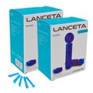 Kit 200 Lancetas Agulhas Glicose Glicemia Universal