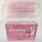 Kit 200 máscaras infantis rosa- Fênix Kit 200 máscaras infantis rosa- Fênix