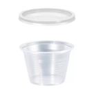 Kit 200 Potes com tampa de 100ml Descartáveis Gelatina Molho