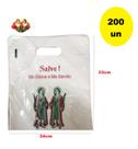 Kit 200 Sacolas Plástica para São Cosme e Damião 33x24