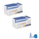 Kit 200 unidades agulhas caneta de insulina 8mmx31g uniqmed Kit 200 unidades agulhas caneta de insulina 8mmx31g uniqmed