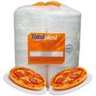 Kit 200 Unidades Disco De Isopor Multiuso Base 20cm Padaria Lanche Multiuso Branco