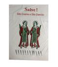 Kit 2000 Saquinhos de Plástico Festa Cosme e Damião 18x28
