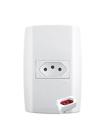 Kit 20PC Conj Placa 4x2 1 Tomada 2p+t 10a 250v Horizo Slim - Ilumi