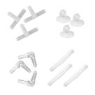 Kit 20pcs conexões aquário tê cotovelo ventosa mangueira ar Kit 20pcs conexões aquário tê cotovelo ventosa mangueira ar