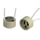 Kit 20x Soquete de porcelanq Gu10 Com Rabicho