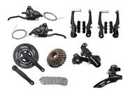 Kit 21v Bike Cambios Shimano Pedivela Freio Corrente Oferta