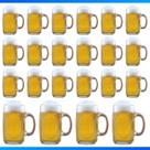 Kit 22 Caneca Chopp De Vidro 350ml Bar Restaurante Cerveja Design Elegante Versátil Prático Kit 22 Caneca Chopp De Vidro 350ml Bar Restaurante Cerveja Design Elegante Versátil Prático