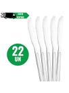 Kit 22 Facas de Mesa aço Inox Faca Para Refeição Faca de Jantar Inox