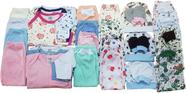 Kit 22 Pçs Maternidade Roupa De Bebê Menina E Menino