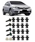 Kit 22 Presilhas Grampo Parachoque Dianteiro Civic 2012 2017 Kit 22 Presilhas Grampo Parachoque Dianteiro Civic 2012 2017