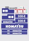 Kit 23 Adesivos UV Compatível Komatsu D30-E SPTS