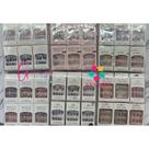 KIT 24/48/72 Unhas C/Cola Postiça Decorada Glitter Bailarina Quadrada Amendoada Francesinha Pintada Unha-YOUYI