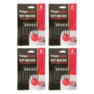 Kit 24 Bico Bomba Ar Bola Futebol Basquete Volei Universal