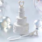 Kit 24 Bolhas de Sabão Formato De BOLO Para Festa Casamento