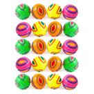 Kit 24 Bolinhas Brinquedo Interativo Para Pets Com Som De Apito E Luz Led