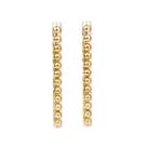 Kit 24 Bolinhas de Natal de Plástico Lisa 3cm Dourado