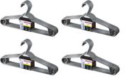 Kit 24 Cabides Pendura Mais Plásticos Sanremo