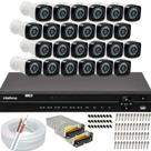 Kit 24 Câmeras de Segurança HD Dvr 32 Canais Intelbras
