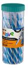 Kit 24 Canetas Esferográfica Azul Wave Pote - Bazze