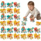 Kit 24 Carrinhos Dinossauros A Fricção Sortido Lembrancinha Para Aniversário