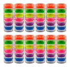 Kit 24 Cilindro 6 Pó Acrílico Neon Florescente Brilha Unhas Kit 24 Cilindro 6 Pó Acrílico Neon Florescente Brilha Unhas